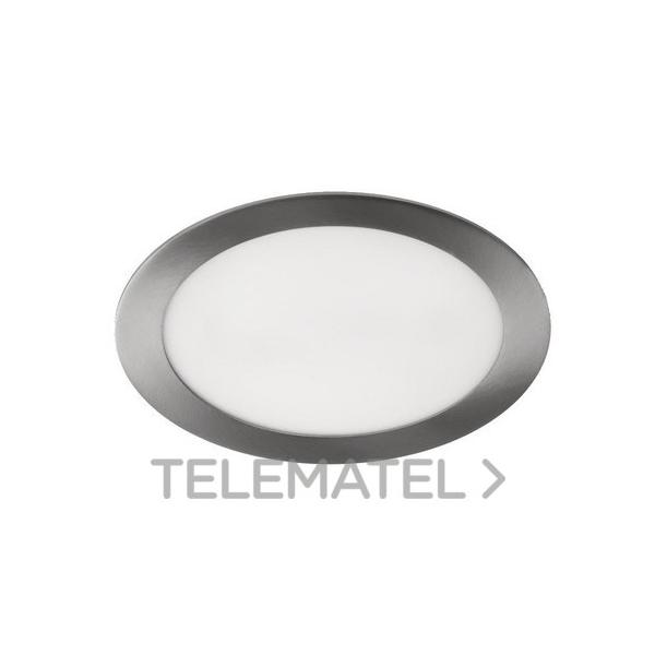 PANEL LED REDONDO 20W 4000K NÍQUEL VDC 24V
