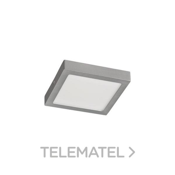 PANEL LED CUADRADO SUPERFICIE TITANIO 20W 4000K VDC 24V
