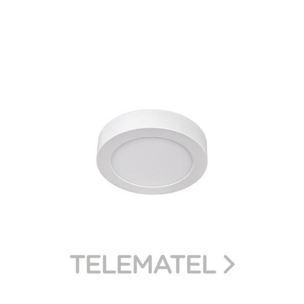 PANEL LED REDONDO SUPERFICIE BLANCO 12W 4000K VDC 24V