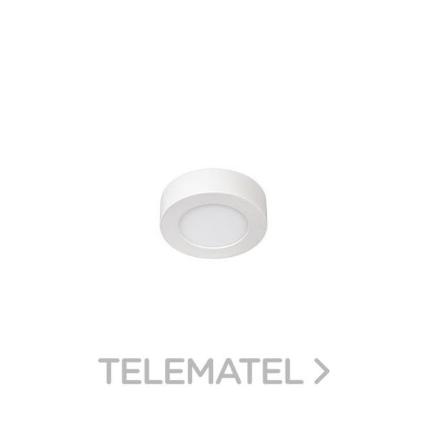 PANEL LED REDONDO SUPERFICIE BLANCO 6W 6500K VDC 24V