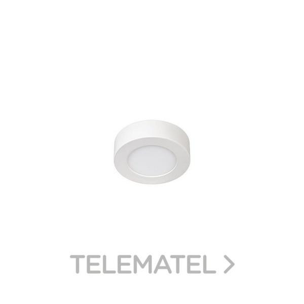 PANEL LED REDONDO SUPERFICIE BLANCO 6W 4000K VDC 24V