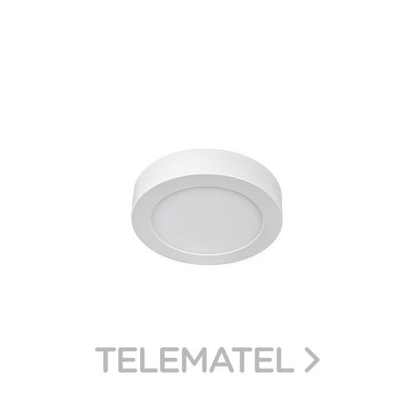 PANEL LED REDONDO SUPERFICIE BLANCO 12W 6500K VDC 24V