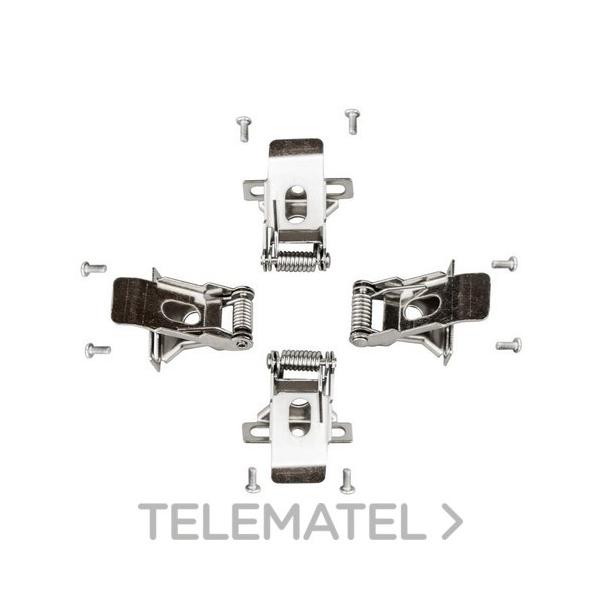 JUEGO DE 6 PINZAS PARA EMPOTRAR PANEL 5006