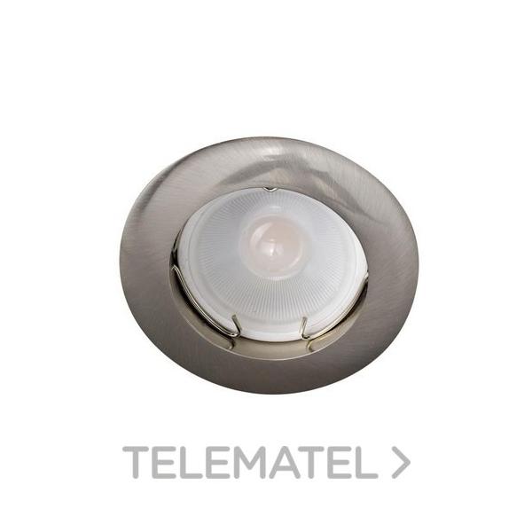 EMPOTRABLE REDONDO 54001 FIJO NÍQUEL GU10 LED 7W 6000K