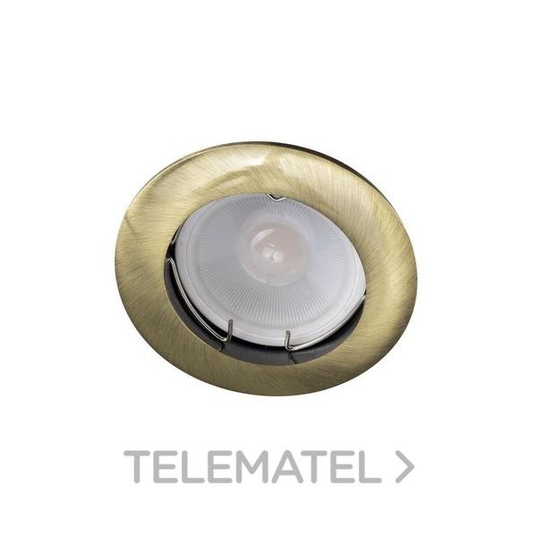 EMPOTRABLE REDONDO 54001 FIJO CUERO GU10 LED 7W 6000K