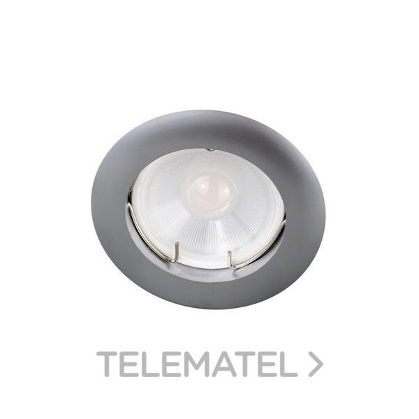 EMPOTRABLE REDONDO 54001 FIJO TITANIO GU10 LED 7W 4000K