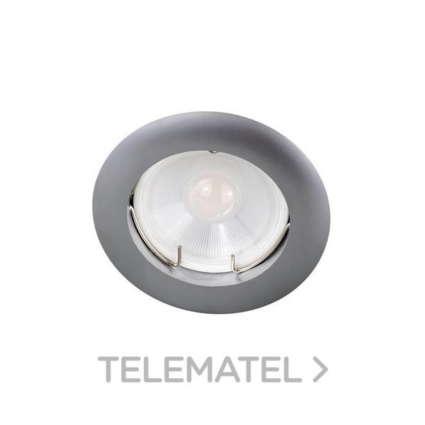 EMPOTRABLE REDONDO 54001 FIJO TITANIO GU10 LED 7W 3000K DIM TRIAC-AC