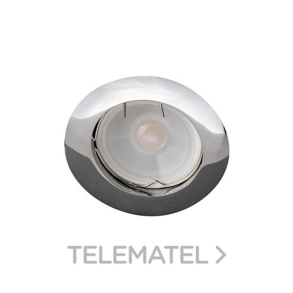 EMPOTRABLE REDONDO 54001 FIJO CROMO GU10 LED 7W 3000K DIM TRIAC-AC