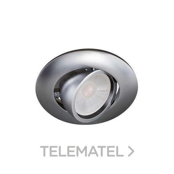 EMPOTRABLE REDONDO 54003 BASCULANTE TITANIO GU10 LED 7W 4000K