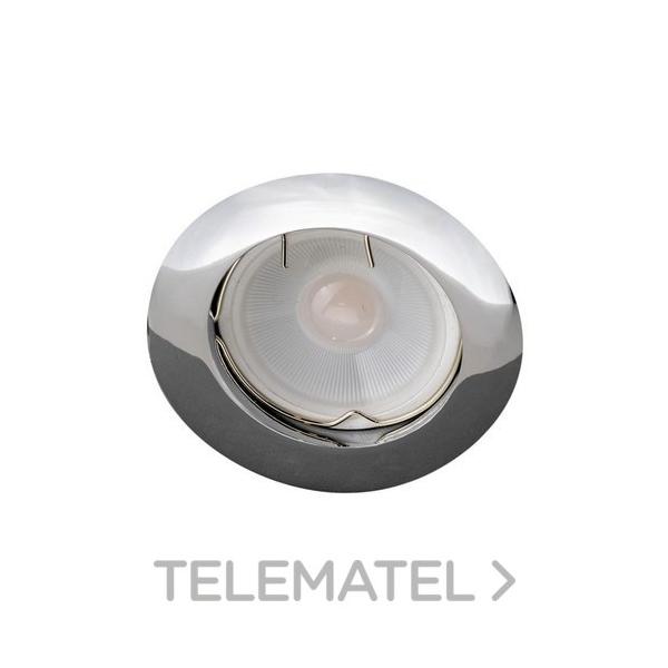 EMPOTRABLE REDONDO 54001 FIJO CROMO GU10 LED 7W 4000K