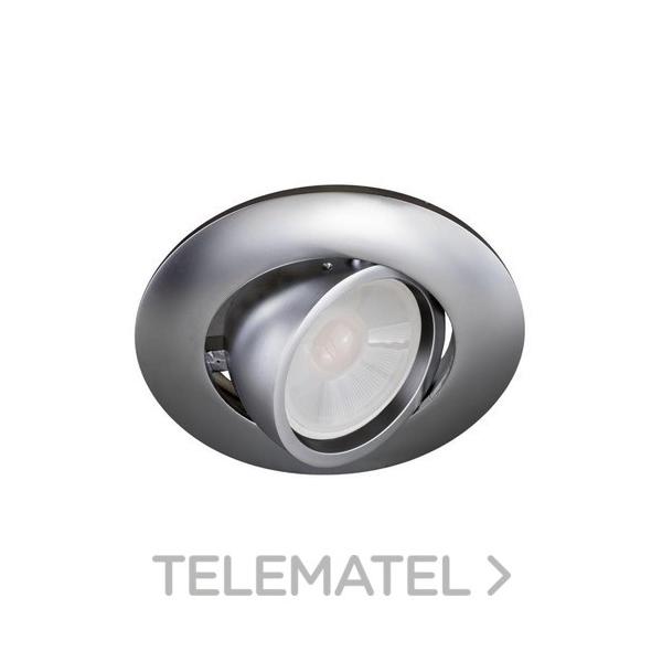 EMPOTRABLE REDONDO 54003 BASCULANTE TITANIO GU10 LED 7W 6000K