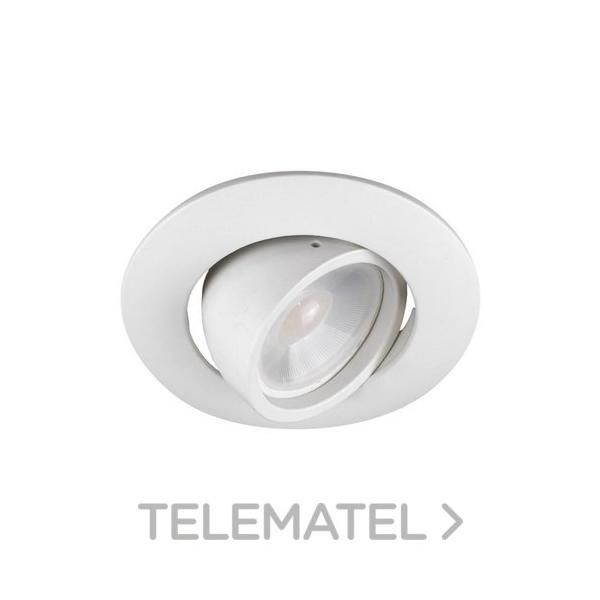 EMPOTRABLE REDONDO 54003 BASCULANTE BLANCO GU10 LED 7W 6000K