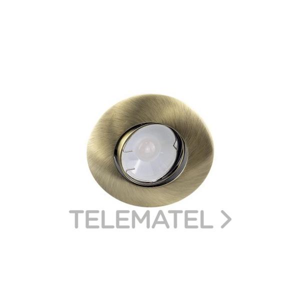 EMPOTRABLE REDONDO 54024 BASCULANTE CUERO GU10 LED 7W 4000K