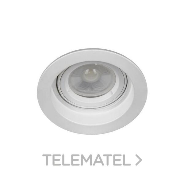 EMPOTRABLE REDONDO 54205 BASCULANTE BLANCO LED GU10 7W 3000K DIM