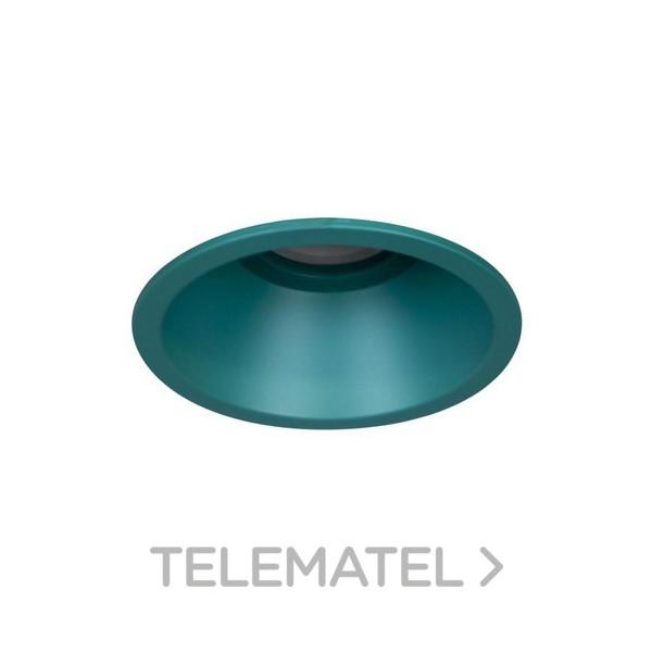 EMPOTRABLE REDONDO 5600 FIJO FUNDICIÓN ALUMINIO VERDE LED GU10 7W 6000K