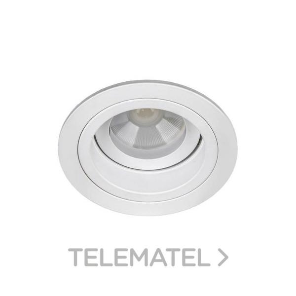 EMPOTRABLE REDONDO 54215 BASCULANTE BLANCO LED GU10 7W 3000K DIM