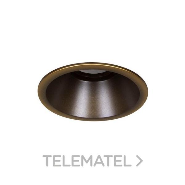 EMPOTRABLE REDONDO 5600 FIJO FUNDICIÓN ALUMINIO CUERO LED GU10 7W 6000K