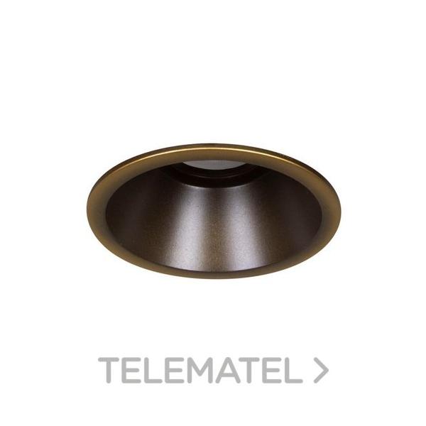 EMPOTRABLE REDONDO 5600 FIJO FUNDICIÓN ALUMINIO CUERO LED GU10 7W 3000K DIM