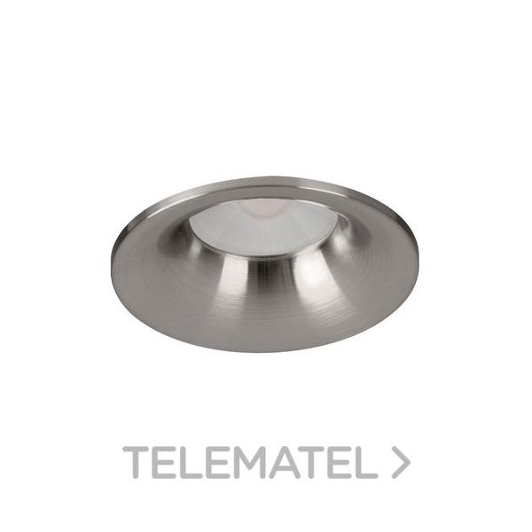 EMPOTRABLE REDONDO 5702 ALUMINIO CROMO LED GU10 7W 4000K