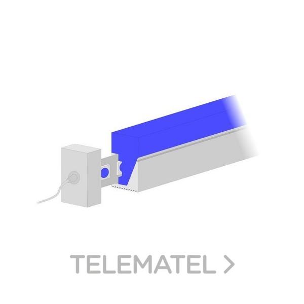 PERFIL FLEXIBLE LATERAL ESTANCO A MEDIDA 180 NEON3-12W-IP67-24V-AZUL