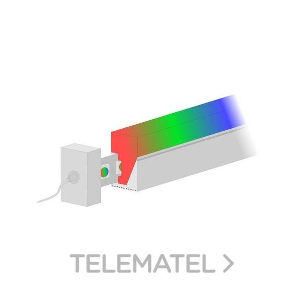 PERFIL FLEXIBLE LATERAL ESTANCO A MEDIDA 180 NEON3-12W-IP67-24V-RGB