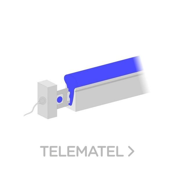 PERFIL FLEXIBLE LATERAL ESTANCO A MEDIDA 270 NEON4-12W-IP67-24V-AZUL