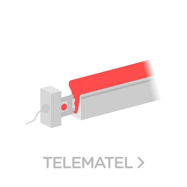 PERFIL FLEXIBLE LATERAL ESTANCO A MEDIDA 270 NEON4-12W-IP67-24V-ROJO