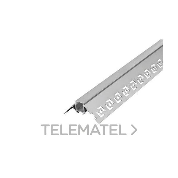 PERFIL PARA EMPOTRAR ESCAYOLA TIRA DE LED DE HASTA 8mm (SOLO 4,8W)