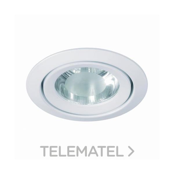 DOWNLIGHT EMPOTRABLE REDONDO 4136 DIMETRO 120 50W BLANCO ALUMINIO