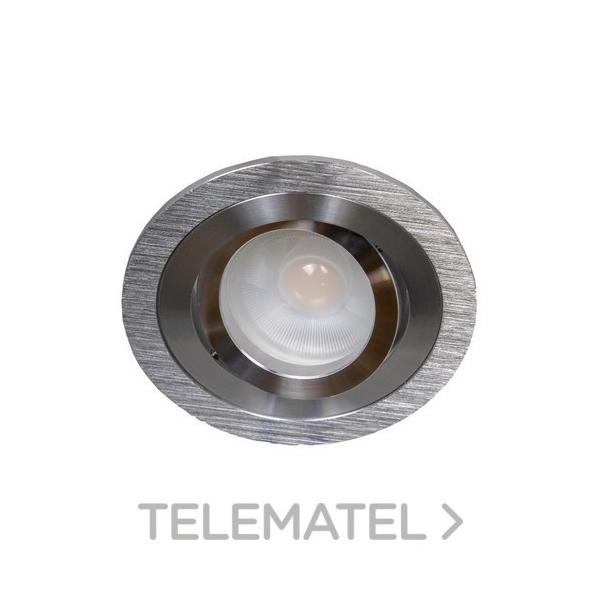 EMPOTRABLE 5139 LED GU10 7W 6500K ALUMINIO