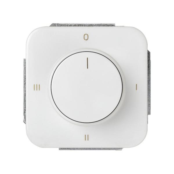 CONMUTADOR ROTATIVO SIMON 31 CON 4 POSICIONES BLANCO NIEVE