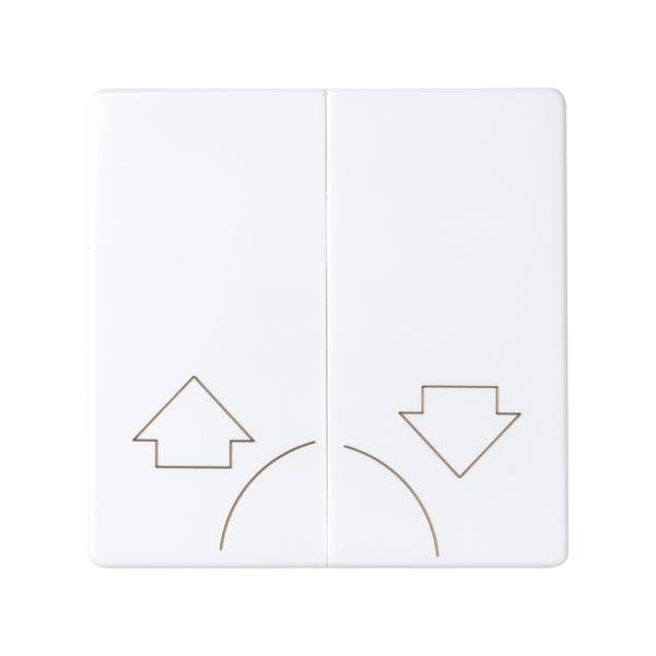 Tecla doble para mecanismo de persianas sin enclavamiento de seguridad blanco Simon 82