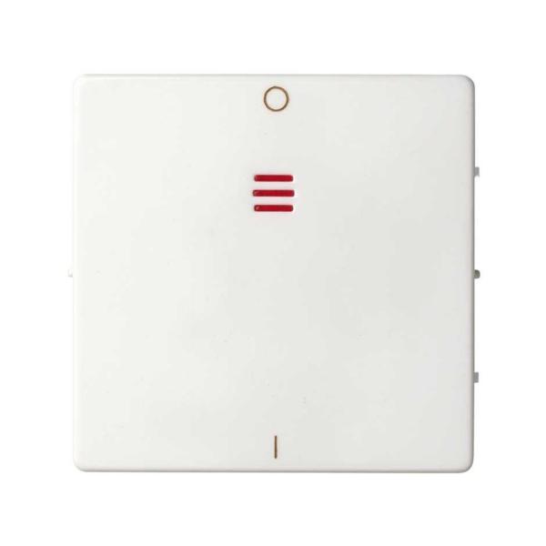 TECLA SIMON 82 PARA INTERRUPTOR BIPOLAR 16A CON PILOTO BLANCO NIEVE