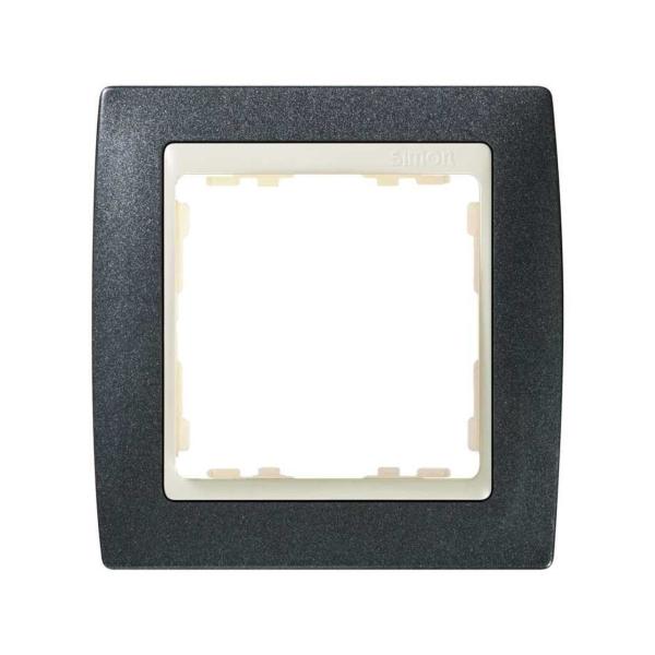 MARCO SIMON 82 CON 1 ELEMENTO GRIS GRANITO/ZÓCALO MARFIL