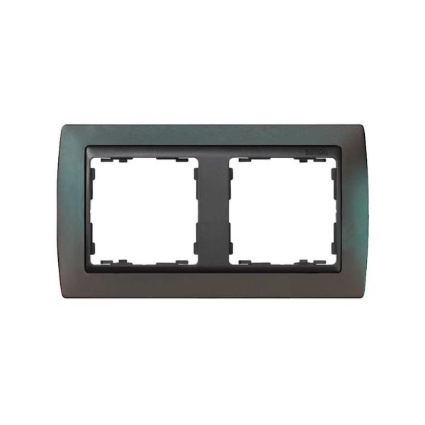 MARCO SIMON 82 CON 2 ELEMENTOS TORNASOL SOFT/ZÓCALO GRAFITO