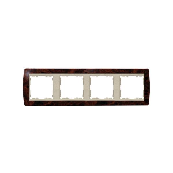 MARCO SIMON 82 CON 4 ELEMENTOS RAÍZ NOGAL/ZÓCALO CAVA