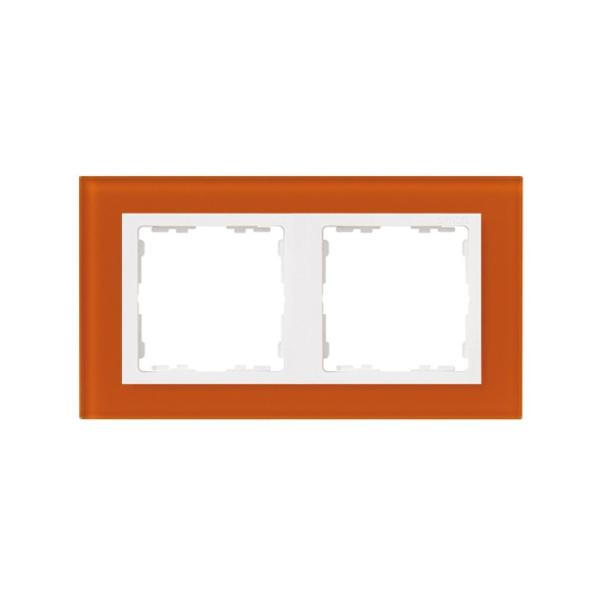 MARCO SIMON 82 CON 2 ELEMENTOS NATURE CRISTAL MANDARINA