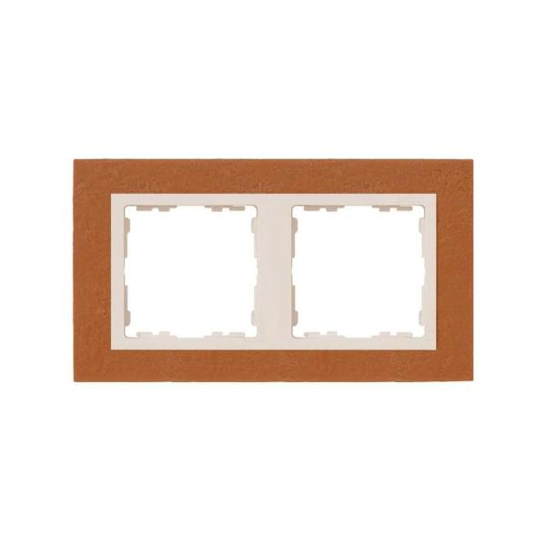 MARCO SIMON 82 CON 2 ELEMENTOS NATURE TEJA