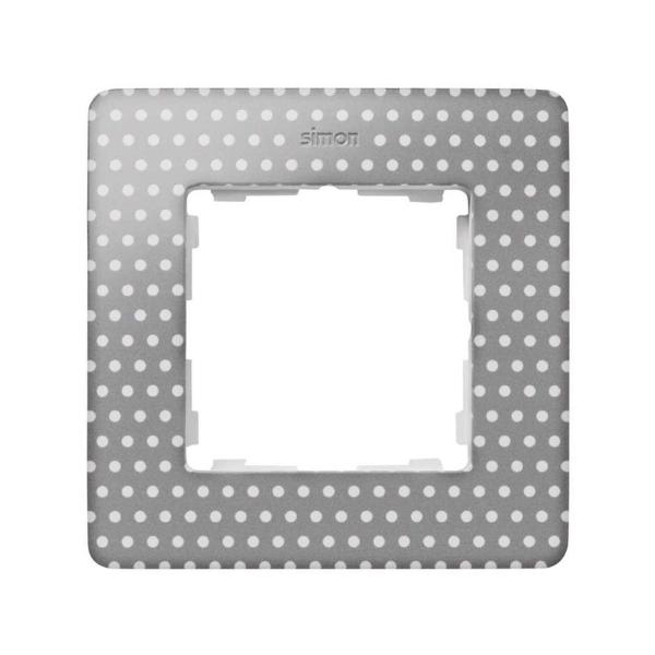 MARCO SIMON DETAIL 82 CON 1 ELEMENTO TOPOS GRIS CÁLIDO