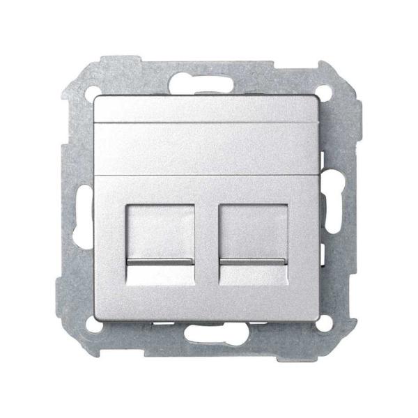 PLACA V/D PLANA CG DETAIL 82 2 RJ-45 SYSTIMAX