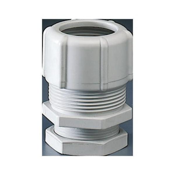 RACOR TUBO-CAJA POLIM.ANTICH.d.48mm P/TUB.40mm GR RAL7035 IP66