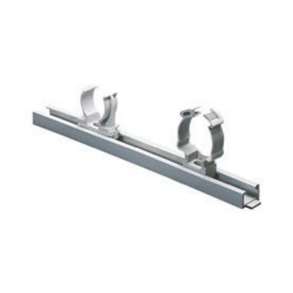 GUA MODULAR PARA FIJAR SOPORTES DE POLMERO ANTICHOQUE GRIS RAL7035