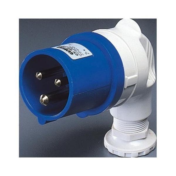 CLAVIJA 90 MVIL CONEXIONADO DE TORNILLO 2P+T 32A 200-250V 50-60Hz 6h AZUL IP44