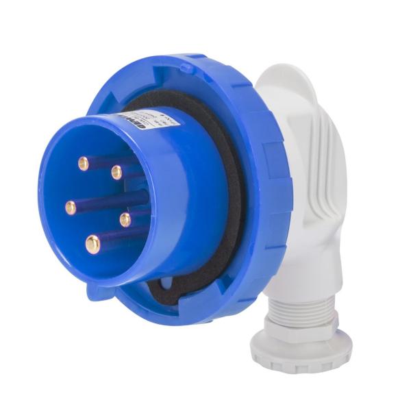 CLAVIJA 90 MVIL CONEXIONADO DE TORNILLO 2P+T 16A 200-250V 50-60Hz 6h AZUL IP67