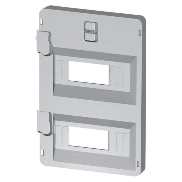 PANEL TROQUELADO FRONTAL CON 24 MDULOS PARA CUADROS 396x396mm GRIS RAL7035