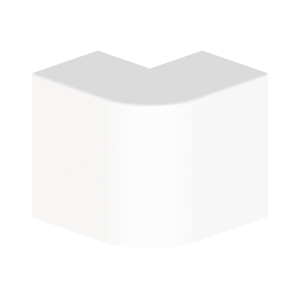 Ángulo exterior de 60x100 mm Unex en U24X color blanco