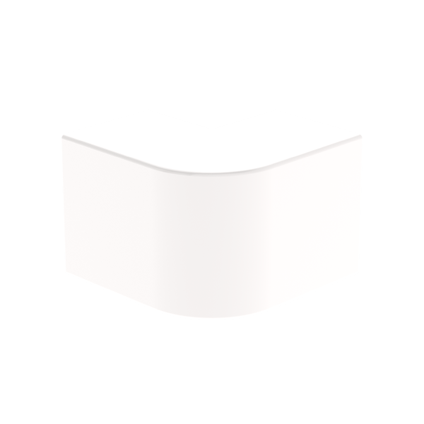 Ángulo exterior de 60x75 mm Unex en U24X color blanco