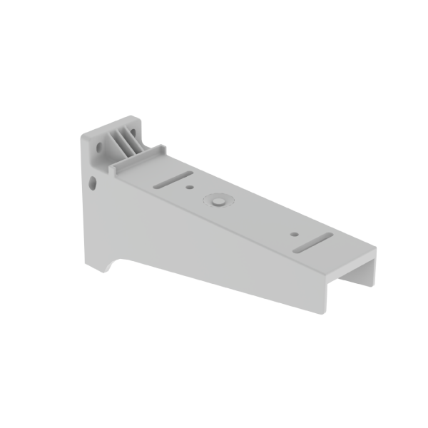 Soporte horizontal de 100x300 mm Unex en U23X color gris