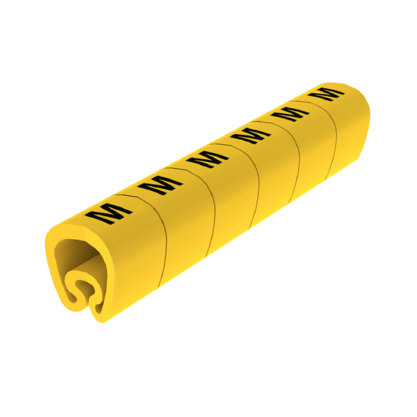 Señalizadores precortados M 2-5 mm Unex en PVC plastificado color amarillo