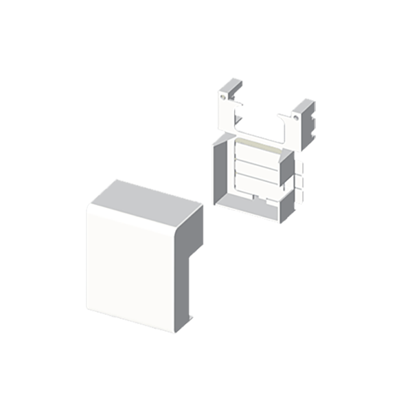 Derivación de 10x22 mm Unex en U24X color blanco